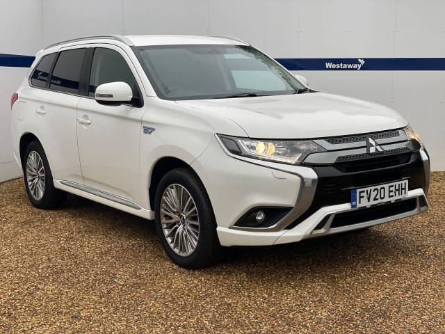 Mitsubishi Outlander 2.4 PHEV Reflex Plus Commercial Auto Light 4X4 Utility Petrol / Electric Hybrid WHITE